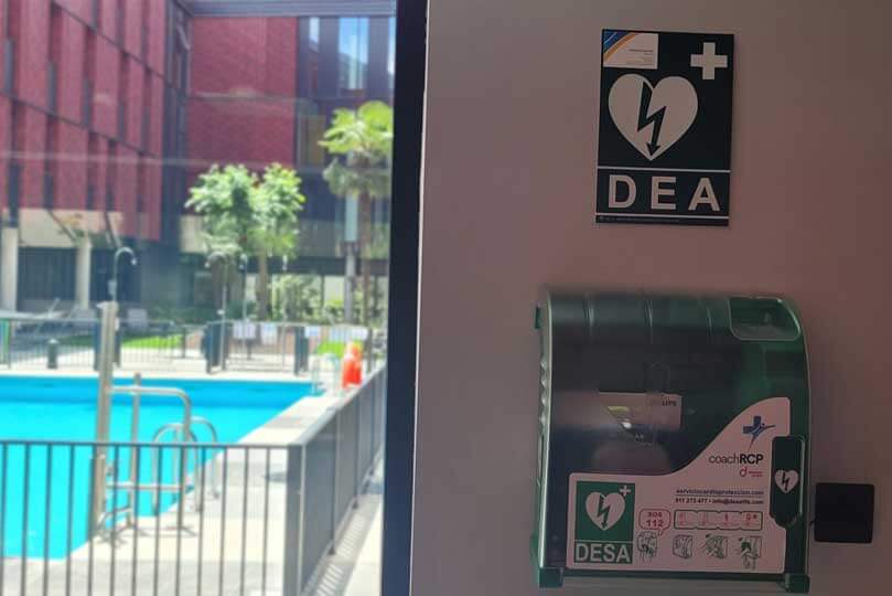 un aparato de cardioprotección
